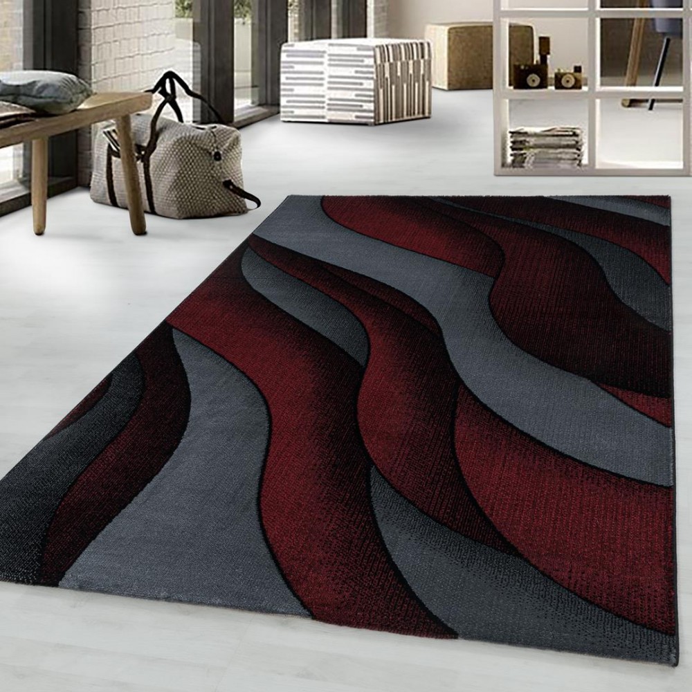 Abstrato RICO 3523 Tapete Red